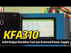 KFA310: 3x5A 外部電源なしの出力持続試験